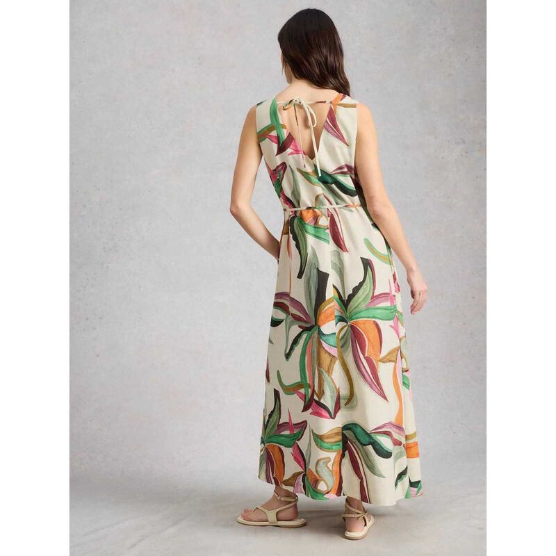 White Stuff Poppy Linen Blend Maxi Dress image number 1